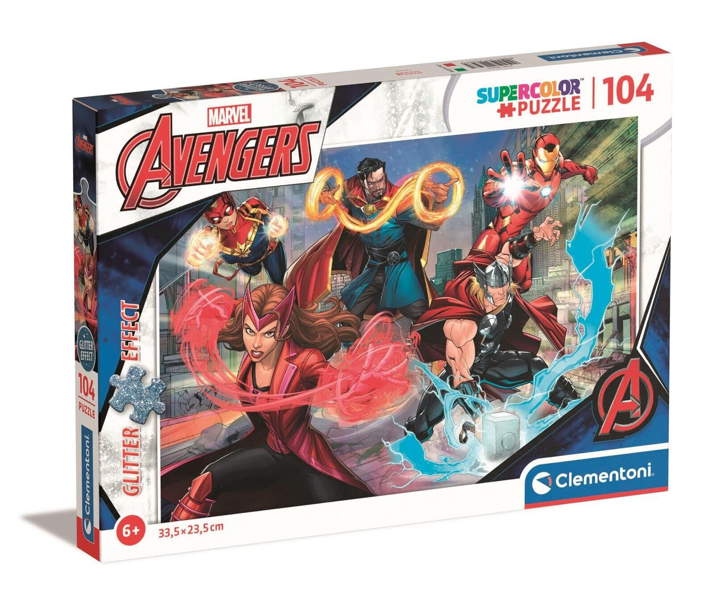 PUZZLE 104 Pezzi Compact Avengers CLEMENTONI 