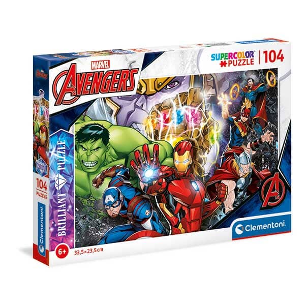 Puzzle 104 Pezzi Compact Avengers CLEMENTONI 