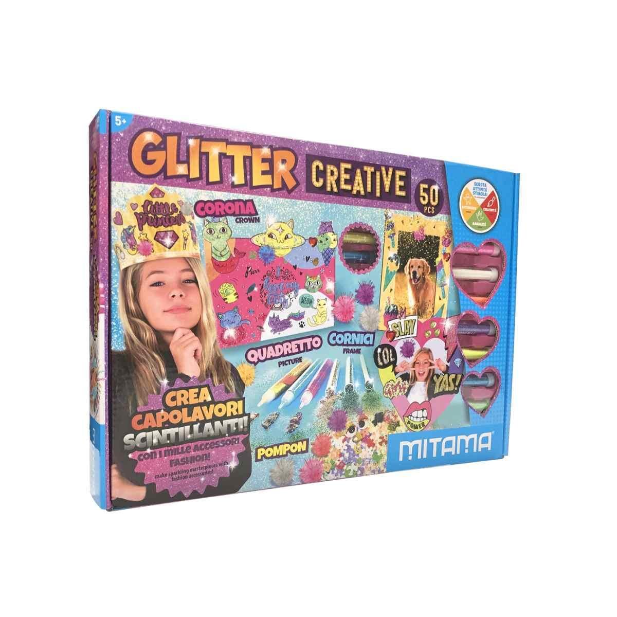 Scatola Glitter 50 Pezzi penne SEVEN 