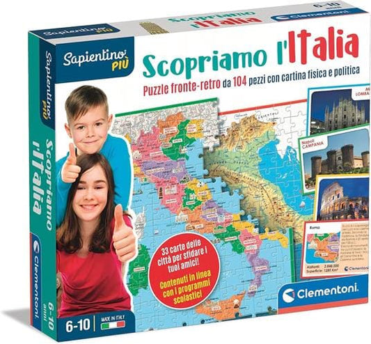 Scopriamo L'italia 104 Pezzi CLEMENTONI 