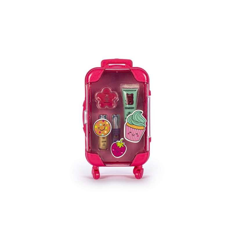 Set mini trolley con 4 lip gloss SEVEN 