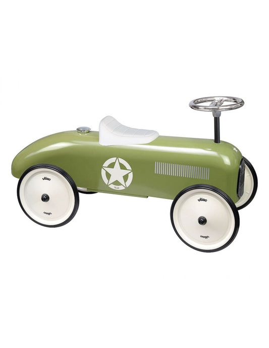 Vilac cavalcabile Porteur voiture vintage kaki toysvaldichiana.it 