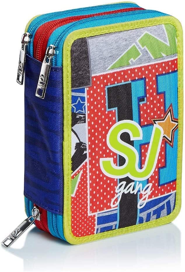 Astuccio 3 Zip Sj Gang College & Sport 3c2012001-426 toysvaldichiana.it 