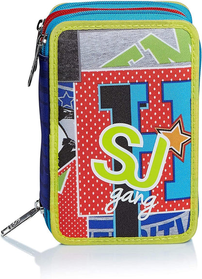 Astuccio 3 Zip Sj Gang College & Sport 3c2012001-426 toysvaldichiana.it 