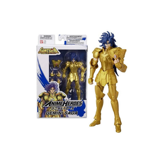 BANDAI SAINT SEIYA CAVALIERI DELLO ZODIACO ANIME HEROES 17 CM. SEIYA GEMINI toysvaldichiana.it 