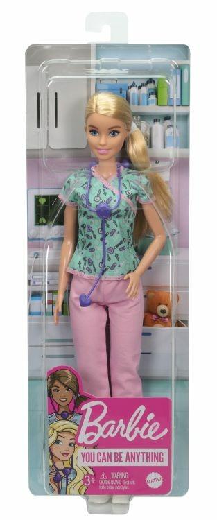 Barbie- Playset con Bambola Infermiera e tanti accessori, giocattolo per bambini 3+anni toysvaldichiana.it 