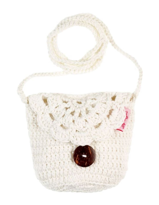 Borsa Carole Off Bianco Crochet toysvaldichiana.it 