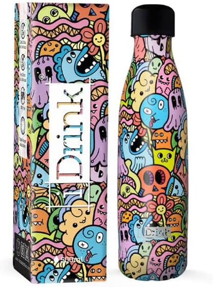 Bottiglia Termica 500 ml Doodle I-TOTAL toysvaldichiana.it 