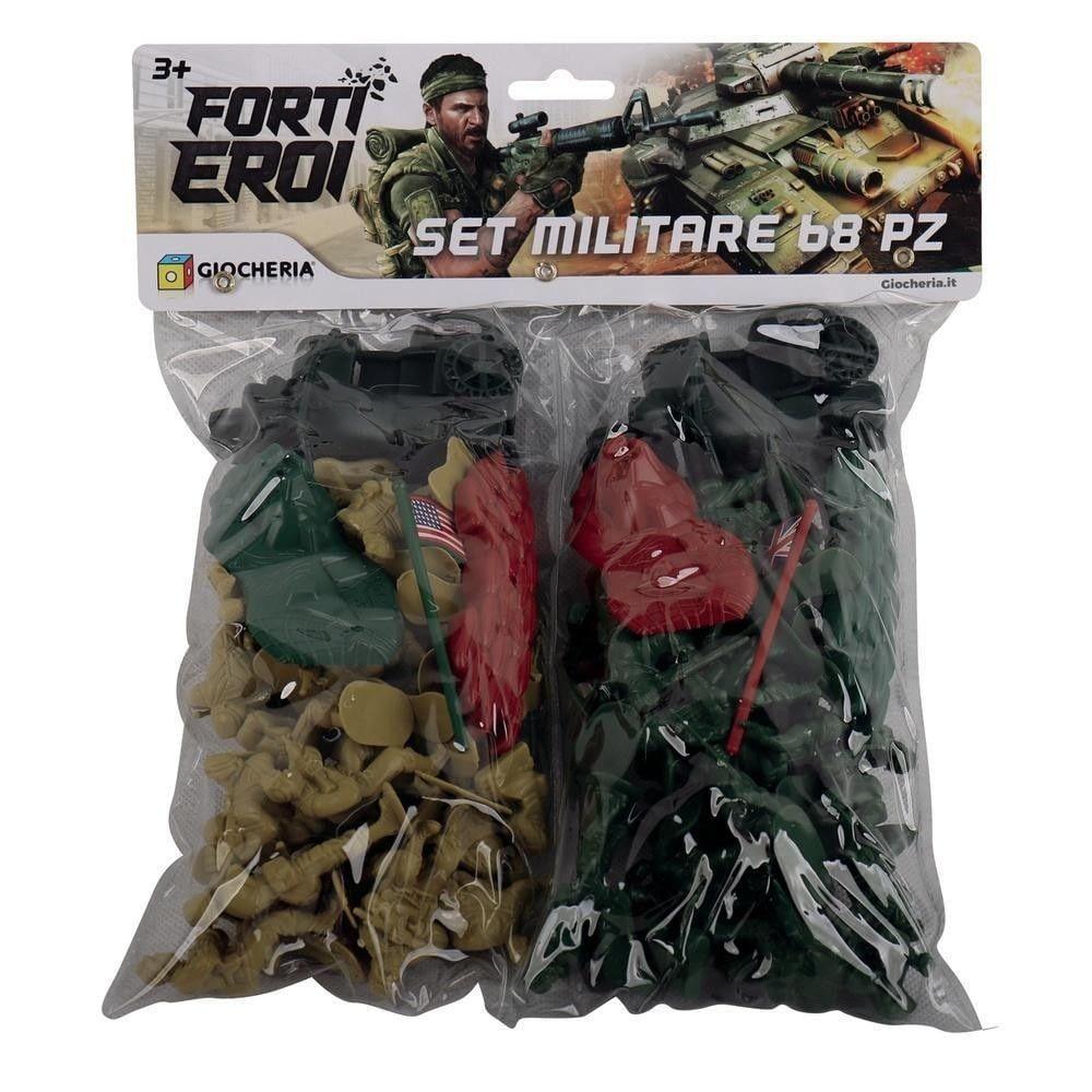 Forti Eroi - Busta Militari 68 pezzi toysvaldichiana.it 