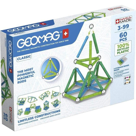 Geomag Classic Panels Green Line 60 pezzi toysvaldichiana.it 