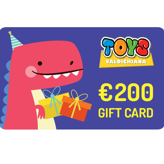 Gift Card per 200 euro - toysvaldichiana.it