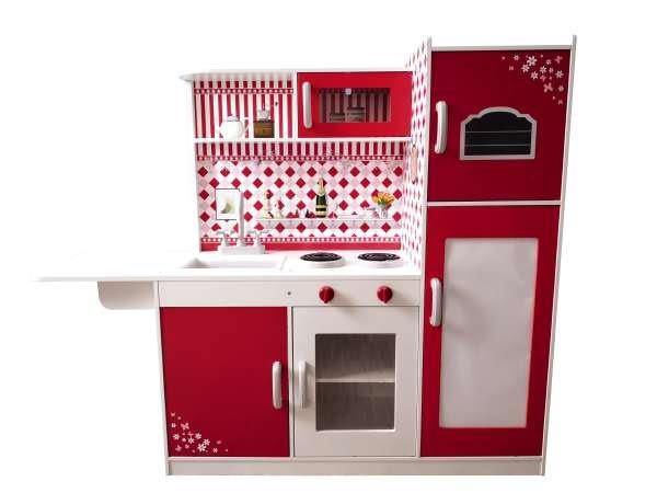 Giochi Di Casa - Cucina Rossa in legno - toysvaldichiana.it