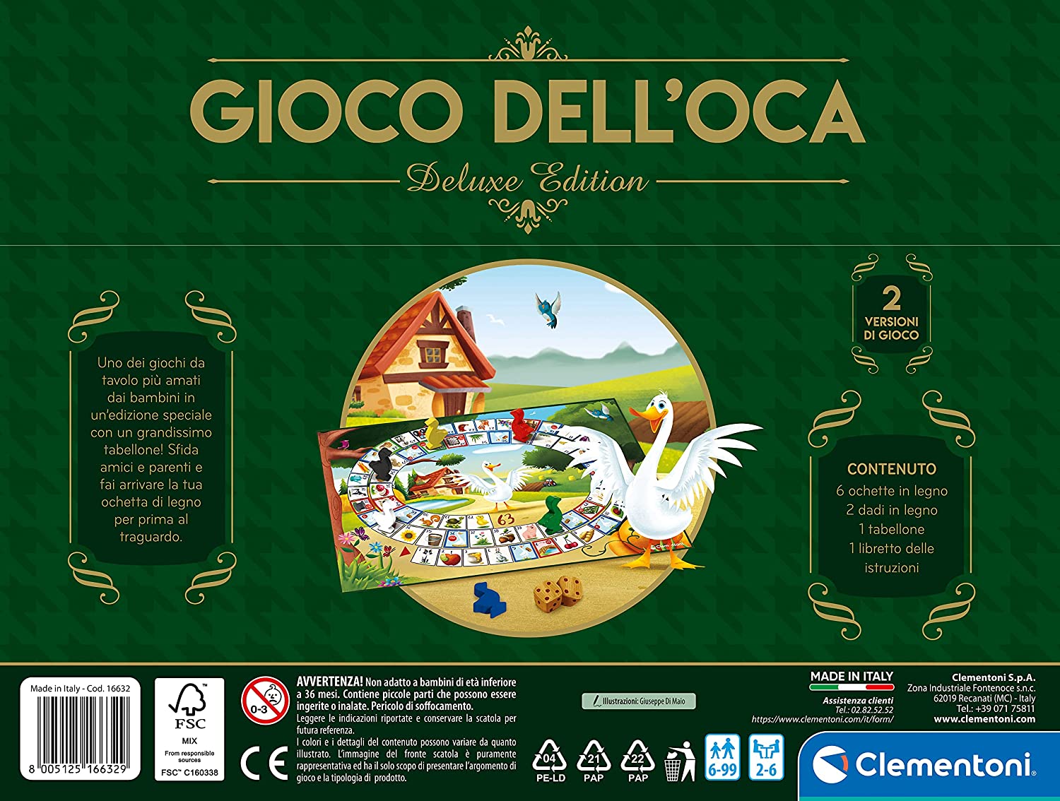 Il Gioco Dell'oca Deluxe toysvaldichiana.it 