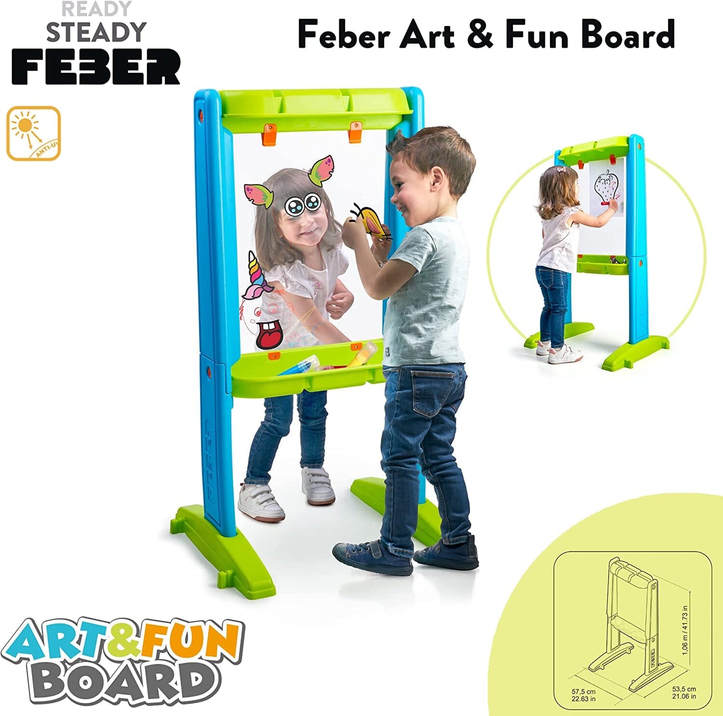 Lavagna Art&Fun Board FEBER toysvaldichiana.it 