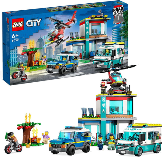 LEGO 60371 City Quartier Generale Veicoli d’Emergenza LEGO 