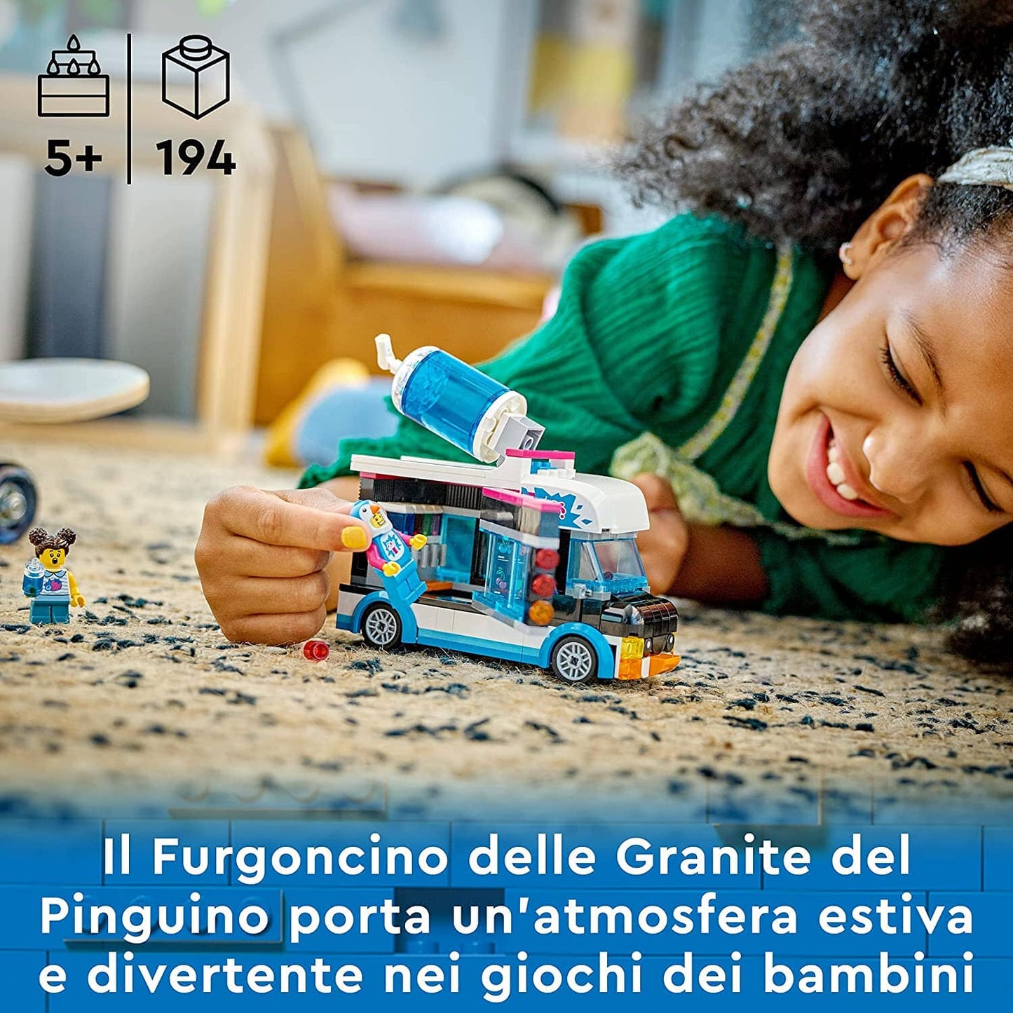 LEGO 60384 City Il Furgoncino delle Granite del Pinguino LEGO 