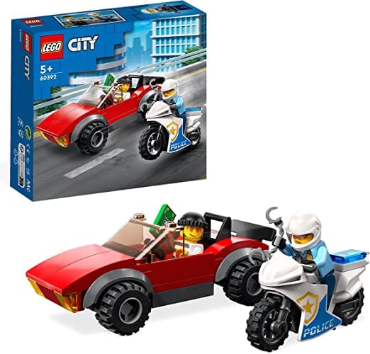 LEGO 60392 City Inseguimento sulla Moto della Polizia LEGO 