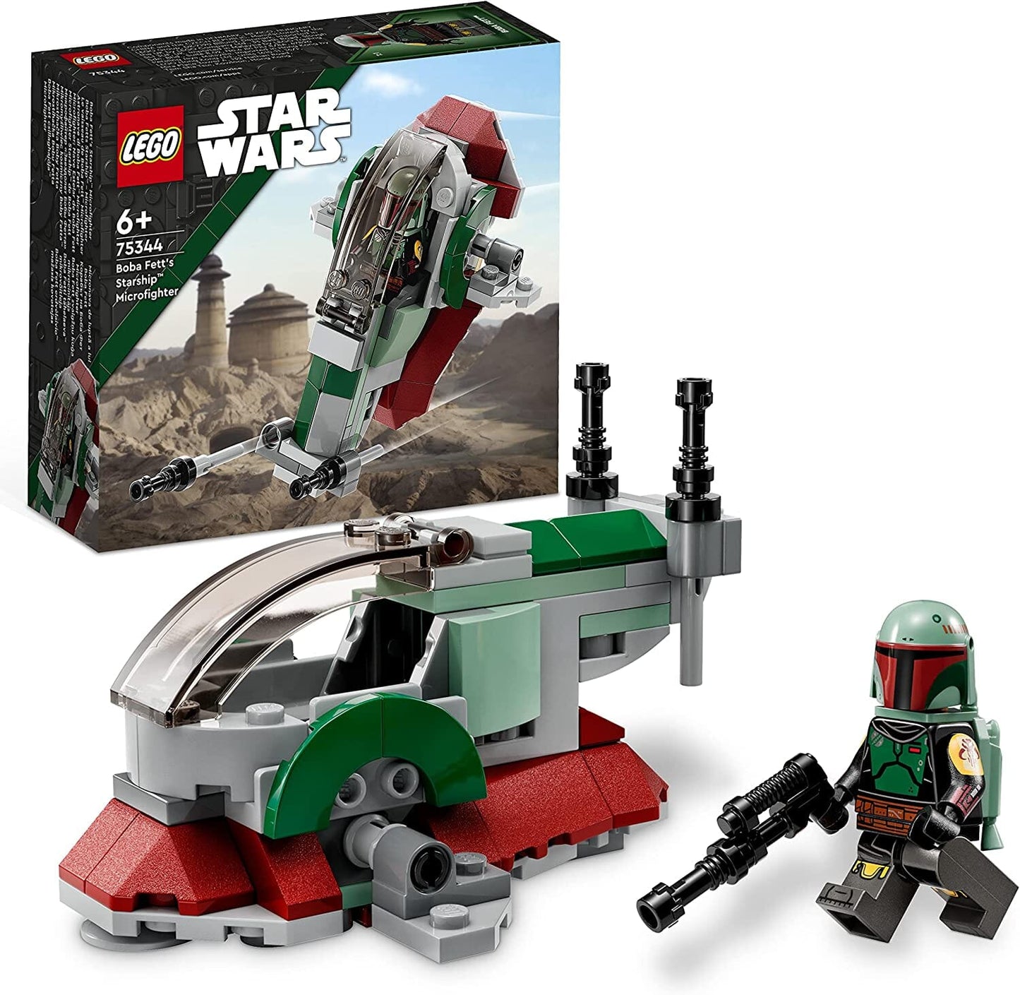 LEGO 75344 Star Wars Astronave di Boba Fett Microfighter LEGO 