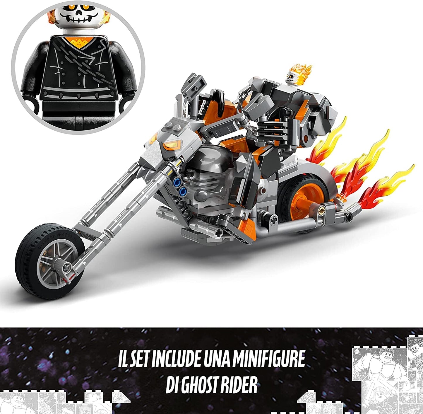 LEGO 76245 Marvel Mech e Moto di Ghost Rider LEGO 