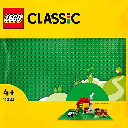 LEGO Classic Base Verde, Tavola per Costruzioni Quadrata con 32x32 11023 Giocattolo LEGO 