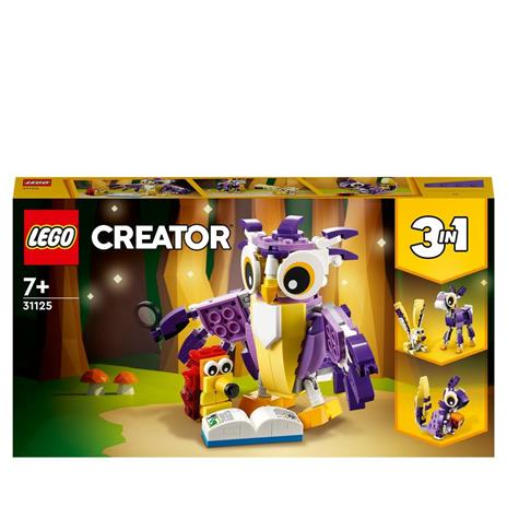 LEGO Creator Creature della Foresta Fantasy 3 in1 (31125) LEGO 