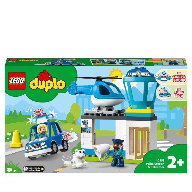 Lego Duplo Caserma Dei Pompieri Ed Elicottero 10970 LEGO 