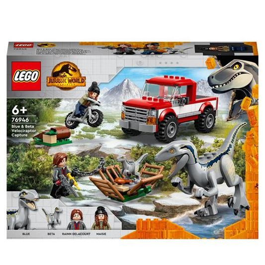 LEGO Jurassic World 76946 La Cattura dei Velociraptor Blue e Beta LEGO 