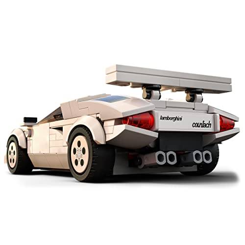 LEGO Speed Champions Lamborghini Countach, Auto Sportiva Giocattolo, Replica Supercar, 76908 Giocattolo LEGO 