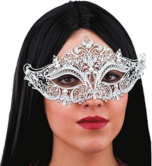 Maschera Argento In Metallo CARNIVAL TOYS toysvaldichiana.it 