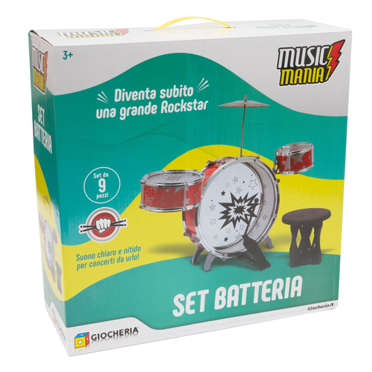 Music Mania - Set Batteria Pro toysvaldichiana.it 