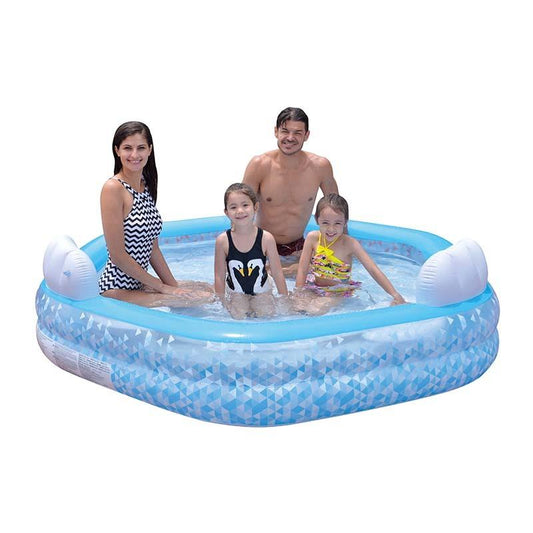 PISCINA FAMILY ESAGONALE 223X211X58 CM toysvaldichiana.it 