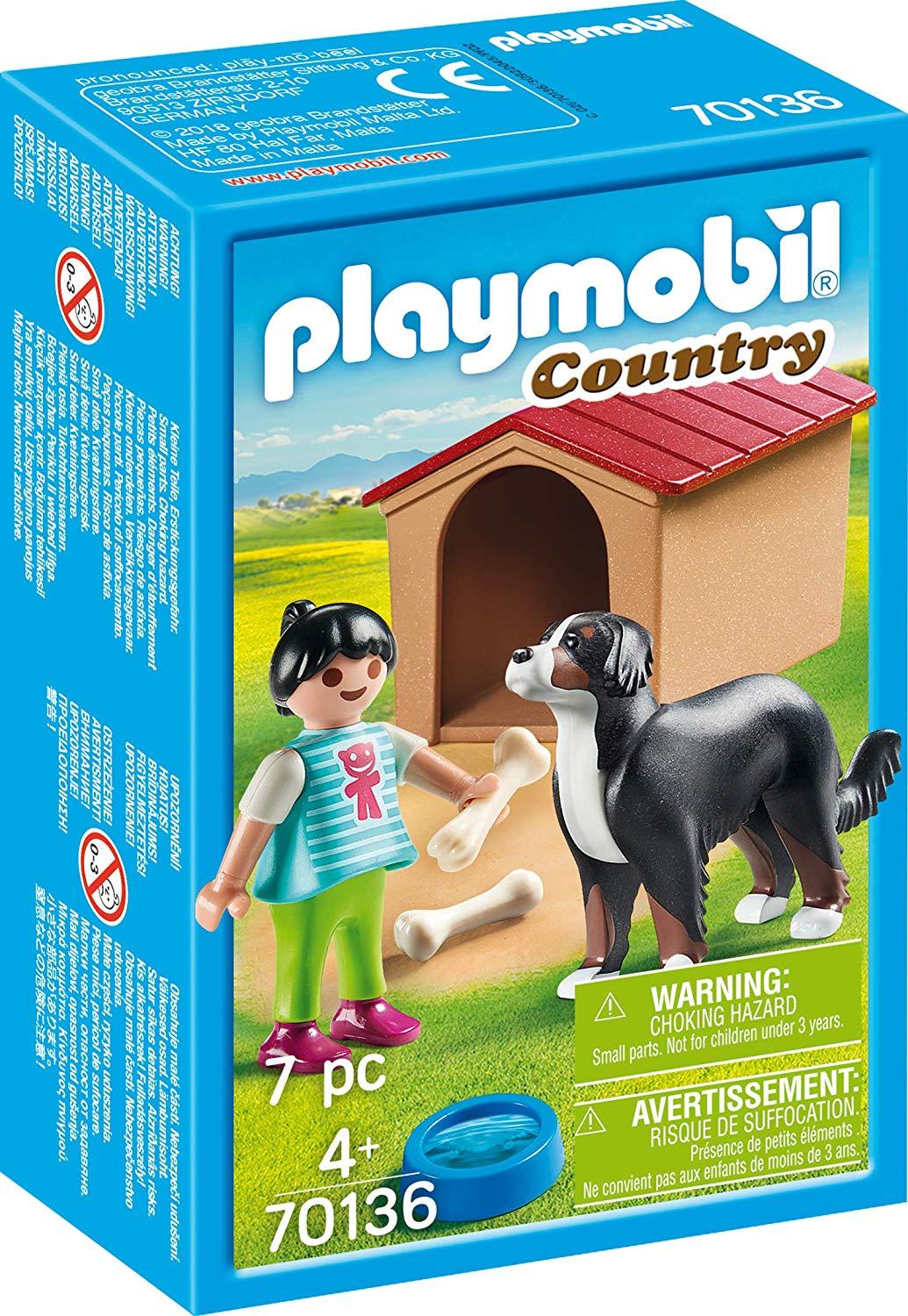 PLAYMOBIL 70136 CANE CON CUCCIA - PLAYMOBIL