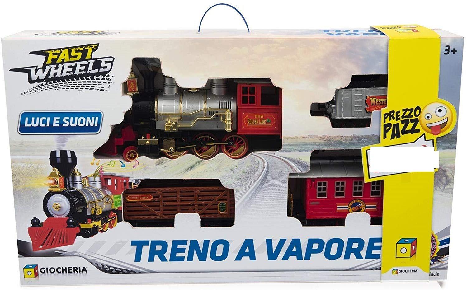 PREZZO PAZZO - Locomotiva Classico Hold Western con Fumo GGI190103 toysvaldichiana.it 