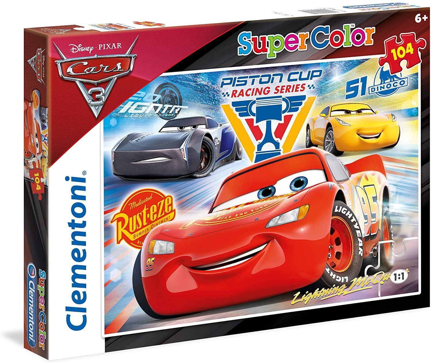 Puzzle 104 Pezzi CARS - toysvaldichiana.it