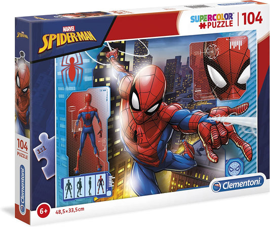 Puzzle 104 Pezzi Spider Man Clementoni toysvaldichiana.it 