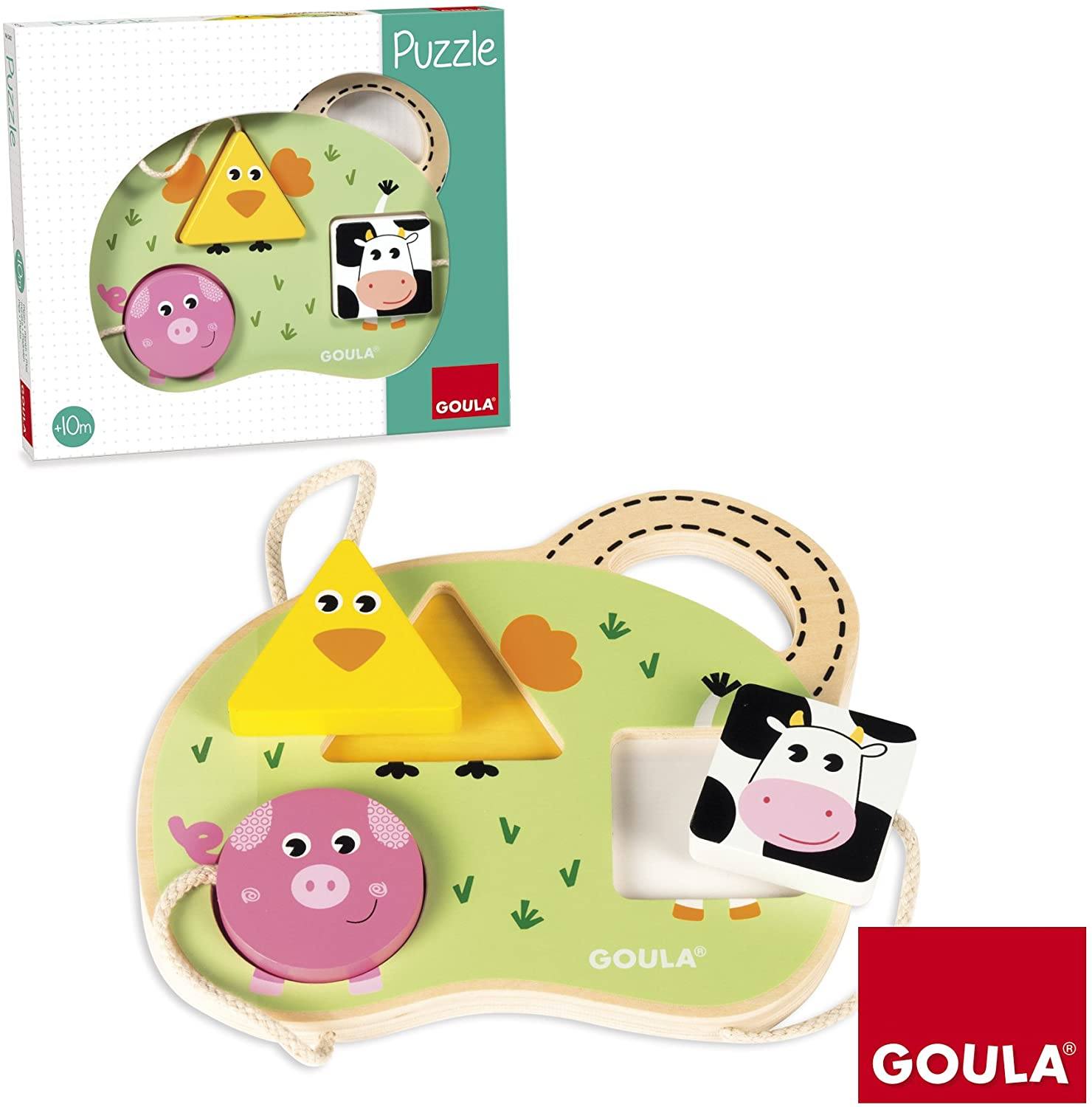 Puzzle 3 Animali Fattoria toysvaldichiana.it 