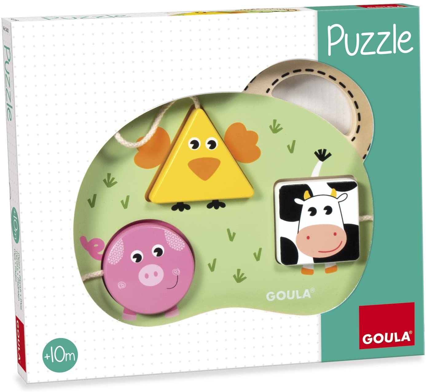 Puzzle 3 Animali Fattoria toysvaldichiana.it 