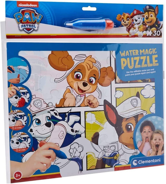 Puzzle 30 Pezzi Paw Patrol Water Magic Pen Clementoni toysvaldichiana.it 