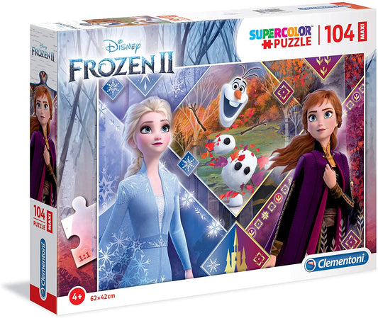 Puzzle Pezzi 104 Maxi 2 Frozen 2 toysvaldichiana.it 