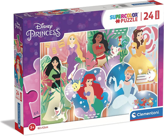 Puzzle Princess Maxi 24 Pezzi Clementoni toysvaldichiana.it 