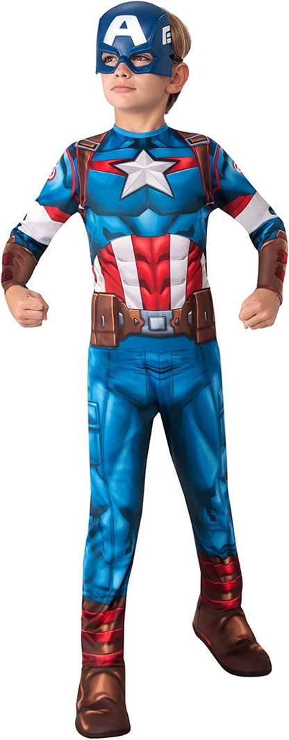 Rubies Costume Capitan America Classic 9/10 ANNI toysvaldichiana.it 