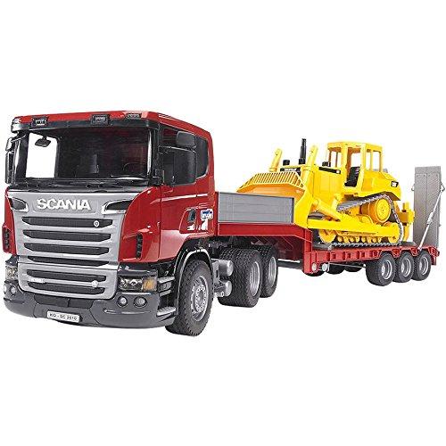 Scania R-Series camion articolato con CAT bulldozer - toysvaldichiana.it