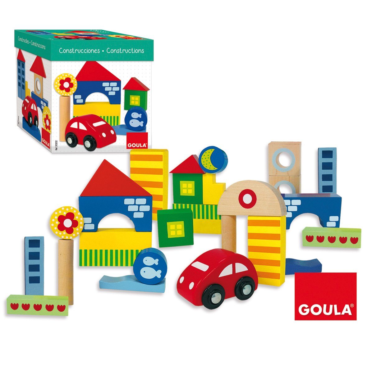 SCATOLA COSTRUZIONI 25 PZ. + MACCHINA - toysvaldichiana.it