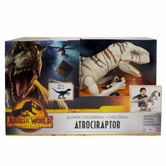 Super Colossal Istinto di Sopravvivenza Dinosauro Veloce Snodato Jurassic World (HFR09) MATTEL 