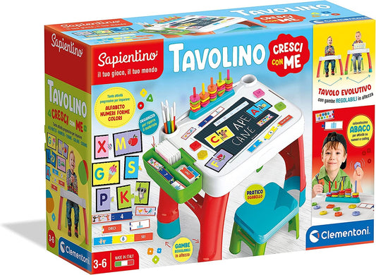 Tavolino Cresci Con Me CLEMENTONI toysvaldichiana.it 