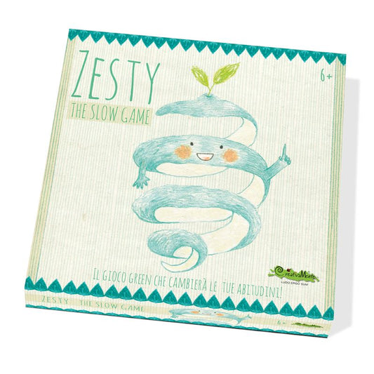 ZESTY the slow game IN ITALIANO il gioco green che cambierà le tue abitudini CREATIVAMENTE età 6+ Toys Valdichiana srl 